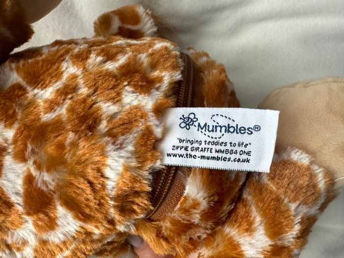 Zippies By Mumbles Giraffe Grainne new Please look at the pictures