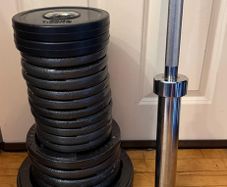 Olympic Weights + Olympic Barbell