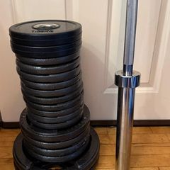 Olympic Weights + Olympic Barbell