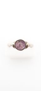 Vintage Amethyst Silver Ring