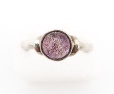Vintage Amethyst Silver Ring