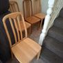 4 kitchen chairs, couch and rug Image 2