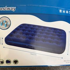 Bestway Double Air Bed with Plug-In Pump