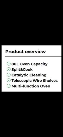 Beko built in multifunction oven