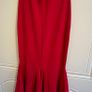 Red Fishtail Maxi Dress Image 6