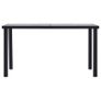 Dining Table Black and Concrete Grey 140x70x75 cm MDF Image 2