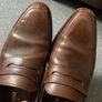 Loake 1880 Leven Loafer Brown Made in England size UK6 1/2 Leather Image 8
