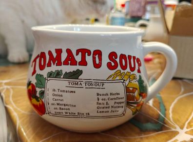 vintage Tomato Soup Mug
