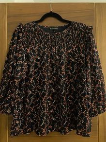 Phase Eight Navy Floral Top