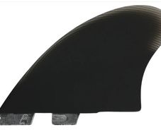 FCS II Performer Split Keel Quad PG Surfboard Performance Glass Fin Set - Black