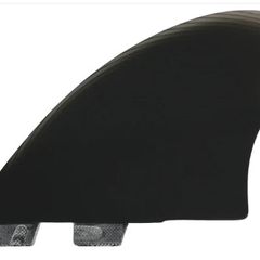 FCS II Performer Split Keel Quad PG Surfboard Performance Glass Fin Set - Black