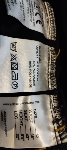 Snickers work trousers