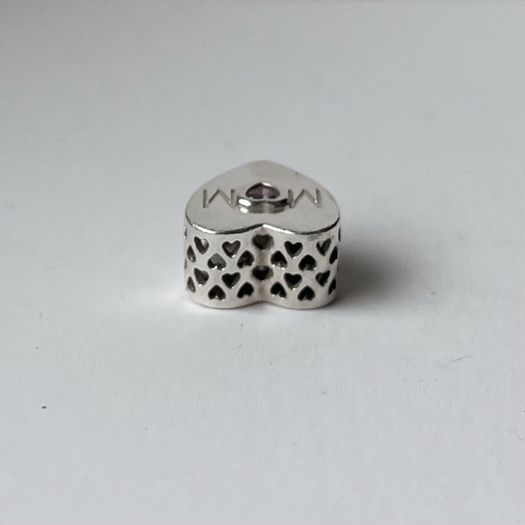 Sterling Silver Mom Charm