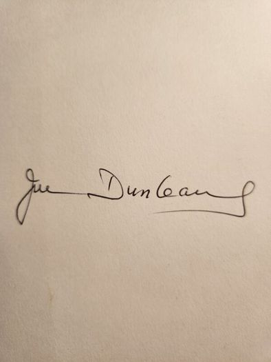 Joe Dunleavy. A Tour Of Duty. An Garda  Siochana. An Autobiography Of Life In An Garda Siochana. Signed First Edition Hardback With Dustjacket In Very Good Condition.