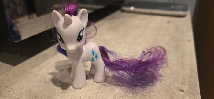 Rarity 3 inch Brushable MLP G4 My Little Pony 2010