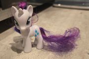 Rarity 3 inch Brushable MLP G4 My Little Pony 2010