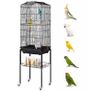 Large Bird Cage 62 Inch with Rolling Stand & Tray Image 8