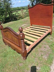 Mahogany bed frame