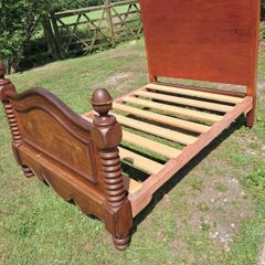 Mahogany bed frame