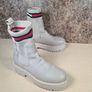 Womens Tommy Hilfiger Tamy Higher 2a Chelsea Boots Beige Cream Size Uk 7 Eu 41 Image 8