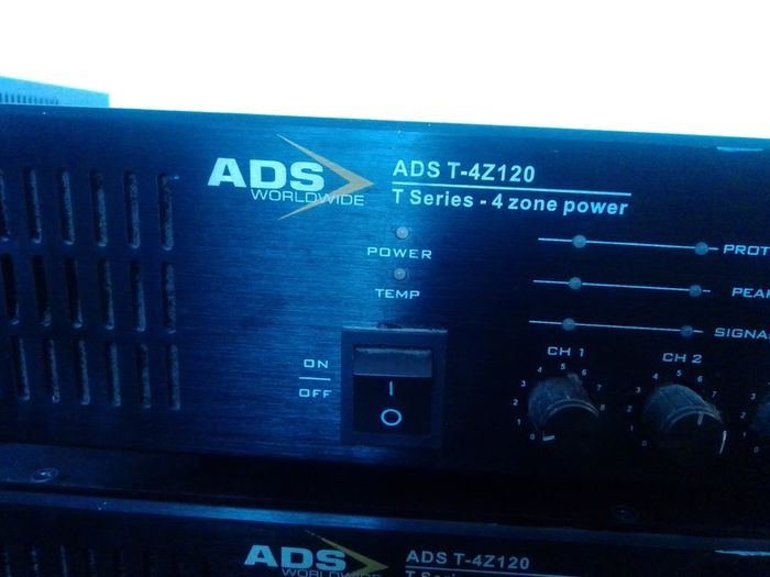 2 ADS 4x120watt channel amplifiers 150 each
