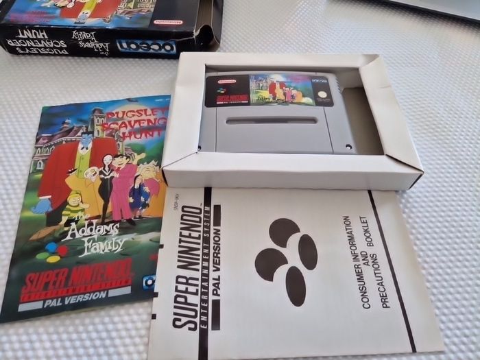 The Addams Family Pugsley s Scavenger Hunt Snes Super Nintendo Arcade Retro Games Original