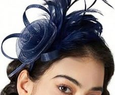 Beautiful Hair Fascinator with Feathers