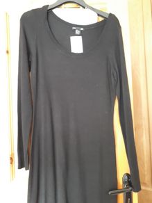H&M New Black Knit Dress