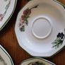 Set 20 pcs  by Churchill England, featuring a charming fruit and blossom design with a classic green rim. Beautifully made English pottery with lovely detail and quality. Image 4