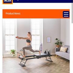 Aldi Crane Pilates Reformer Brand New/Unused  Assembled