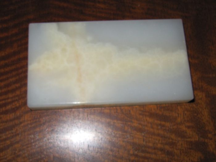 Unique Persian Cream Onyx Plinth / Base