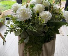 artificial flower pot