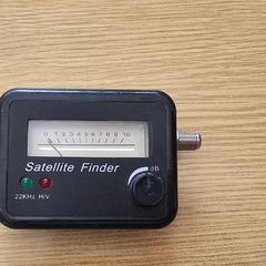 Satellite signal finder meter