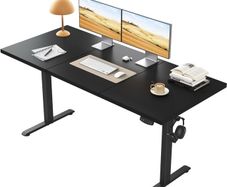 Standing Desk, 120 x 60 cm, Black
