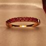 18k Vermeil Sterling Silver Ruby Ring Image 6