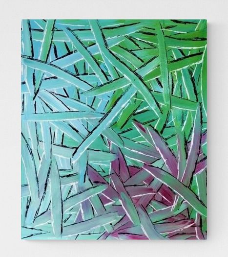 Original hand paint picture, acrylic painting by Strzala