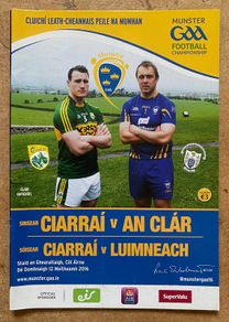 2016 Kerry v Clare - GAA Munster Senior Football Championship Semi Final Programme