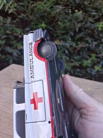 Rare 1960's MTH Japanese Tin plate Friction Ambulance