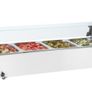 220v Commercial Electric Food Warmer Countertop Buffet with Glass Shield Image 10