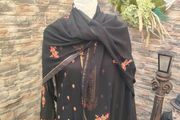 2 piece Indian middle eastern dress and shawl Size Small