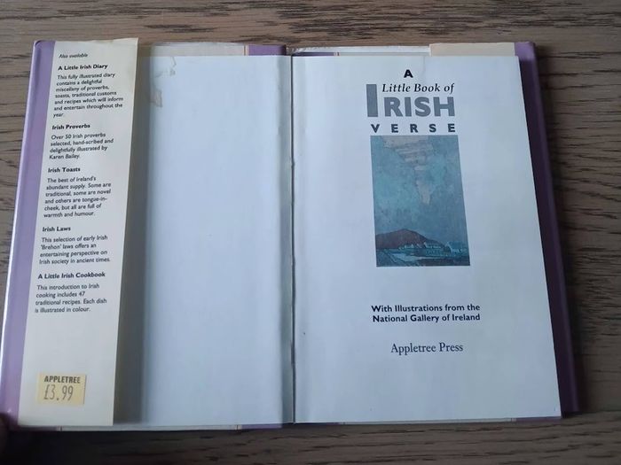 Vintage  A Little Book of Irish Verse.