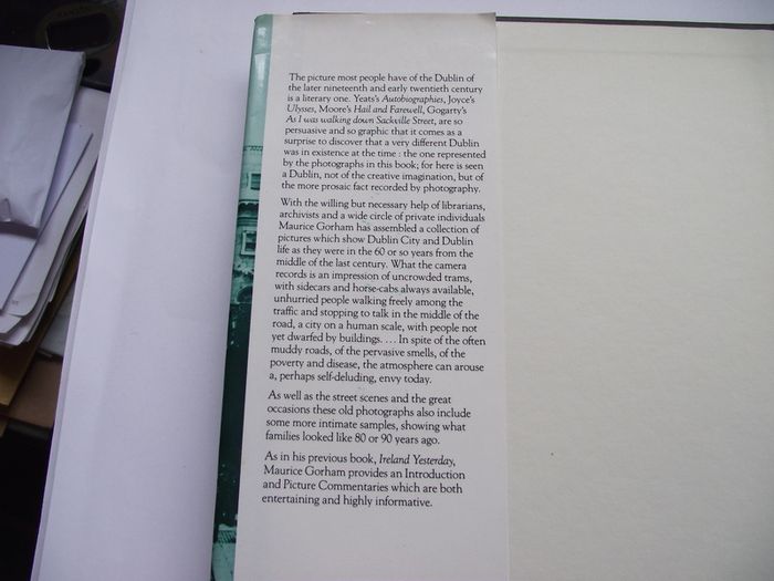 1986 book 'Dublin Yesterday'  by Maurice Gorham