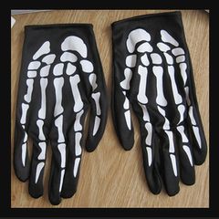 Black & White Skeleton/Zombie Gloves