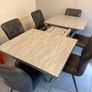 Harvey Norman table & 6 x chairs Image 6