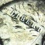 Costa Rica 1889 Coin  counterstamp on Colombia 1882 Medellin 5 Decimos. Image 7
