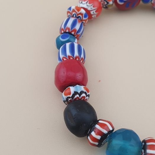 Vintage Venetian Stylr Mix Glass Beads Bracelet