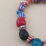 Vintage Venetian Stylr Mix Glass Beads Bracelet Image 3