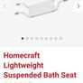 Lightweight suspended Bath seat Image 7