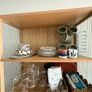 EZ Living Natural Oak Display Cabinet with Reeded Glass Image 4