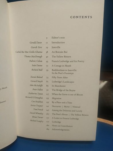 A Bittern Cry, Francis Ledwidge